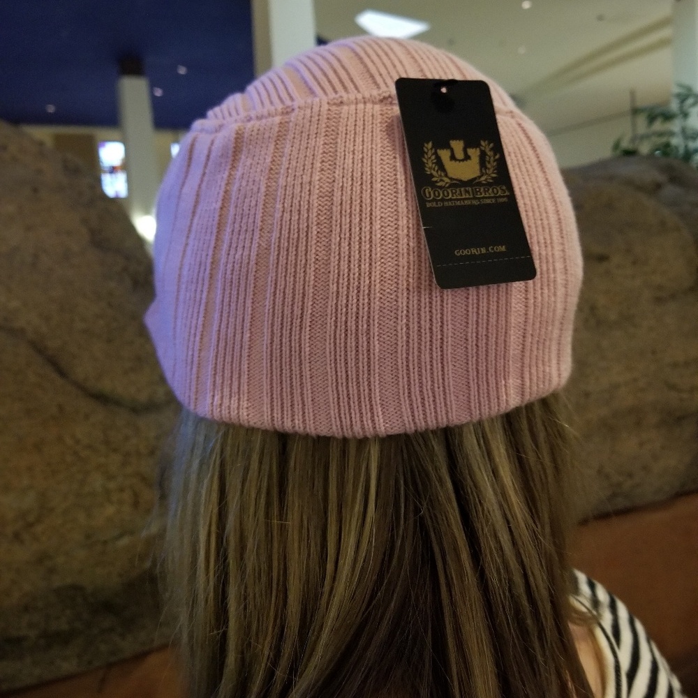 Goorin Bros. Pink Military Cadet Brim Beanie Hat - Picture 5 of 8